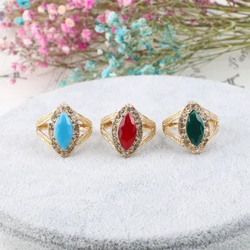 Zirkón Prstene pre Ženy 2019 Klasické Zlaté Šperky, Svadobné Zásnubný Prsteň Drahokamu Jemné Šperky Darček