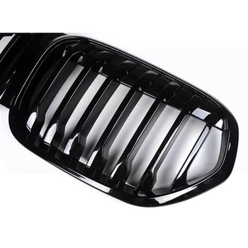 Lesklý Čierny Predný Nárazník Obličiek Gril Mriežok pre BMW X1 F48 2020 2021 xDrive25i M Šport xDrive25d Xline Šport styling