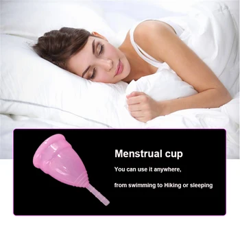 10 Ks Copa menštruačný kalíšok menštruačné lekárskeho silikónu pre ženy lady cup silikónové-menštruačné-pohár zberateľ menštruačné