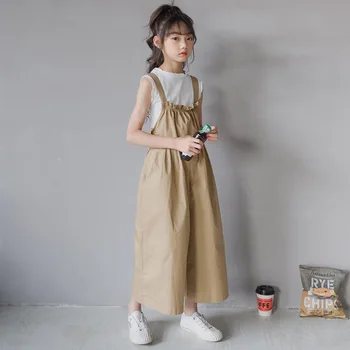 Späť do školy deti oblečenie veku 6 - 16 rokov, dospievajúcich dievčat, jednoduché čínsky štýl trakmi 2020 nové jeseň voľné dieťa remienky