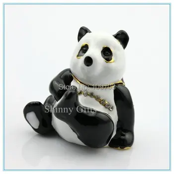 Smalt panda tvar ručne vyrábané šperky darčeka módne šperky zobraziť okno na predaj šperky box SCJ338-2