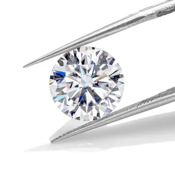 7.5 mm D VVS1 okrúhly rez moissanite diamond kamene, šperky, cena za karát 2020news серьги сережкикольцобраслетkolczyki брелок