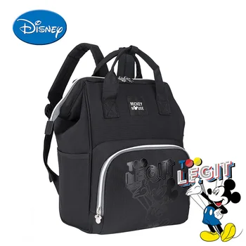 Disney Plienka Taška Veľká Kapacita Vonkajšie Cestovanie Múmiový Taška Mickey Cartoon Matka A Dieťa Taška Multi-funkčný Batoh