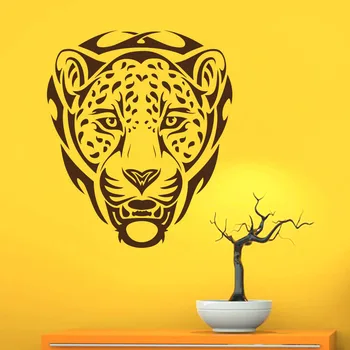 Africké Zviera Leopardy Stenu PVC Odnímateľné Steny Decor Art Odtlačkový Nálepky Domáce Dekorácie Lepidlo