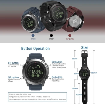 Zeblaze VIBE 3 3S GMT Dvoch Miestach celodenné Aktivity Záznam Šport 3 Mesiac Dlhý Pohotovostný Informácie Pripomienka Smartwatch Smart Hodinky