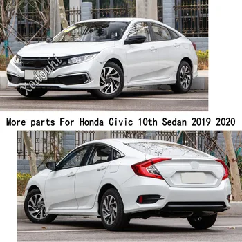 Auto Styling Head Predné Hmlové Obočie Výbava Svetlo na Čítanie Rám Nálepky Pokrytie Časti 2 ks Pre Honda Civic 10. Sedan 2019 2020 2021