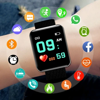 Pánske' Smart Hodinky Sport Sledujte Muži Hodinky Digitálne LED Elektronické Náramkové Hodinky Pre Mužov Hodiny Muž Náramkové hodinky Ženy, Deti Hodinu