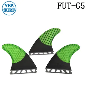 Quilhas Budúcnosti Fin G5 Honeycomb Kostra Plutvy Surfové Fin Surfovanie M Veľkosť 3 ks / sada