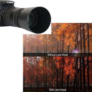 LXH ET-63 Vyhradená Bajonet Objektívu Kapucňou Pre Canon EF-S 55-250 mm f/4-5.6 JE STM Objektív Nahrádza Canon ET-63