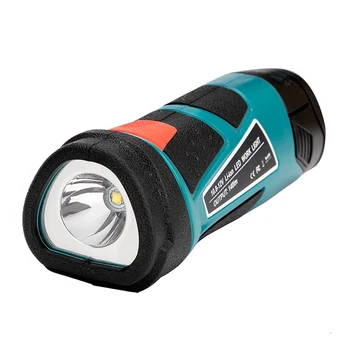 Prenosné Worning Ľahká Práca Lampa Blesk Phonetorch LED Svetlo pre Makita Bosch 10.8 V, 12V Li-ion Batéria BAT411 BAT412 BL1013