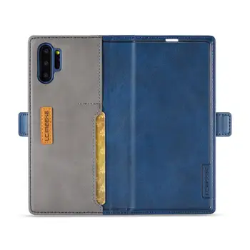 Pre Galaxy Note 10 Peňaženky Prípade Knihy Dizajn Flip Cover Kreditnú Kartu Magnetickým Uzáverom pre Samsung Galaxy Note 10 Plus