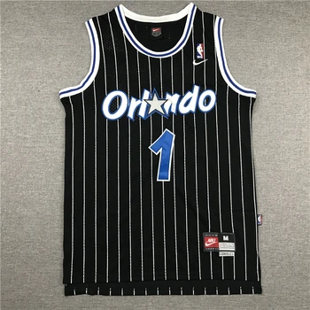 NBA Orlando Magic #1 Anfernee Hardaway pánske Basketbalové Dresy Prekladané Dresy
