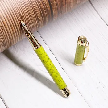Luxusné kovové plniace pero iraurita plniace pero obchodný reklamný darček pero úrad, školy, písanie, písacie potreby