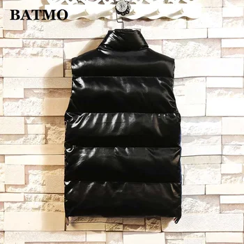 BATMO 2019 nový príchod zimy vysokej kvality bežné parkas mužov,mužov zime teplé nepremokavé vesta bundy,plus-veľkosť M-4XL 9822