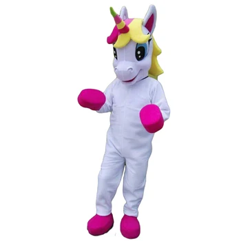 Unicorn Maskot kostým Kôň maskot kostým Sprievod Kvality Klauni Narodeniny pre Dospelých Zvierat Halloween party kostýmy