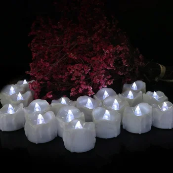 12PCS Veľkonočné Sviečky Flameless LED Elektrické sviečkach Blikanie Čaj Svetlo Sviečky, Svadobné, Vianočné Party Domova
