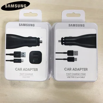 Pôvodný 2-Port USB, Smart Snel Opladen Nabíjačka do Auta pre Samsung GALAXY S8+ G9550 C9 C9000 Pro S8 Poznámka 8 S7 Okraji G9350 G9300 C5 A8