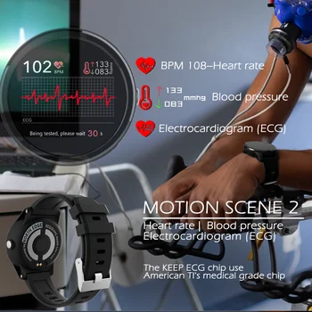 SEVERNOM OKRAJI Smart Muži Ženy Hodinky Športové Fitness Aktivity EKG PPG Krvného Tlaku, Tepovej frekvencie Náramok Pre IOS a Android