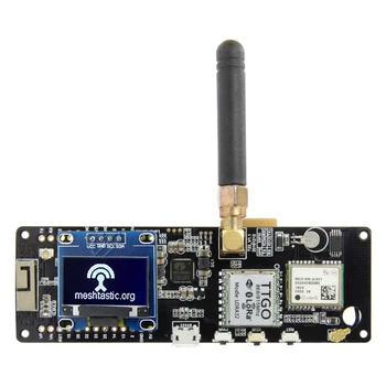 úradný TTGO Meshtastic T-Lúč V1.1 ESP32 433/868/915/923Mhz WiFi Bluetooth ESP32 GPS NEO-6M SMA 18650 Batérie Držiak S OLED