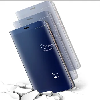 Smart Mirror Prípade Huawei Honor 9 10 20 9X Lite Pro Telefón Prípade Pre Česť V10 V20 Zobraziť 20 8A 8X Max Note10 Telefón puzdro