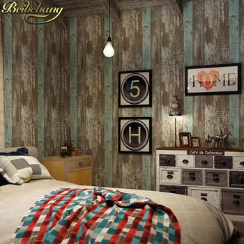 Beibehang Prekladané Stredomoria póry dreva nepremokavé samolepiace tapety kaviarni spálne, obývacia izba, TV joj