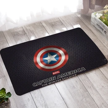 Marvel Avengers iron Man Spiderman série rohože kúpeľňa obývacia izba Nohy pad Deti miestnosti Anti-slip dekoratívne koberec