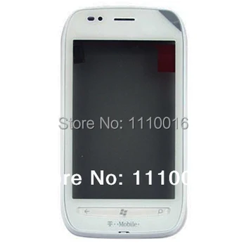 Vysoká Kvalita Veľkoobchod Black /White Nové Predné Dotykové Obrazovky Digitalizátorom. Panel S Rámom Pre Nokia Lumia 710, Doprava Zdarma