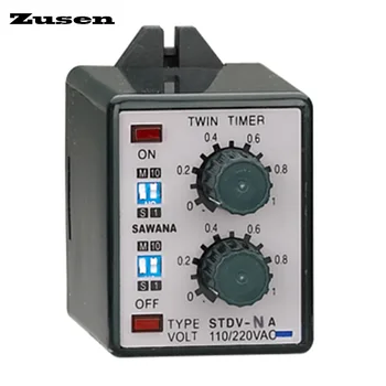 Zusen ATDV-NB 3S/30S/3M/30 M twin čas relé multi rozsah premennej DC12V/24V/36V/AC110V/220V/380V