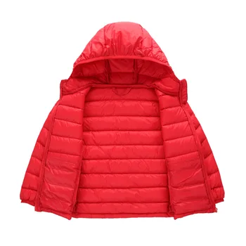 Super mäkké zimná bunda pre dievčatá chlapci oblečenie 12 farieb bundy zimné chlapci dáždnik bunda svetlo dole deti oblečenie