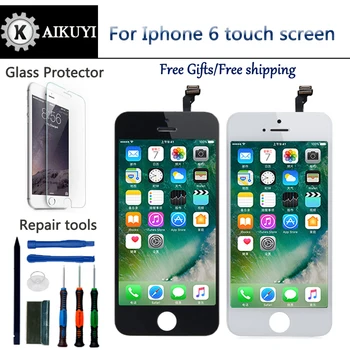AIKUYI pre iPhone 6/6plus/6s/6s plus/7/7 dotykový Displej LCD Digitalizátorom. Rám Montáž Full Repair Kit