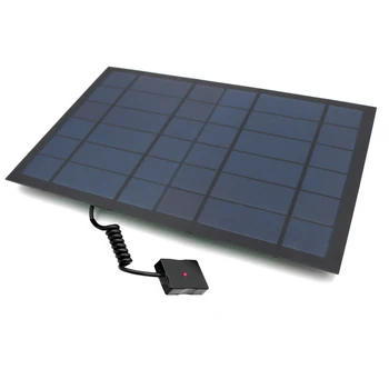 5V 6V Solárne Panely 6W 10W Nabíjačku s USB Portom Solárne Nabíjačky Batérií Napájanie pre Mobilné Telefóny, 5V USB
