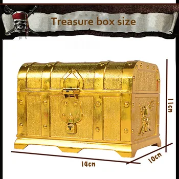 3 Druhy Plastových Zlatý Poklad Mincí Kapitán Pirátske Strany Piráta S Pokladom, Dieťa Hrudi Poklad Zlatých Mincí Hračka