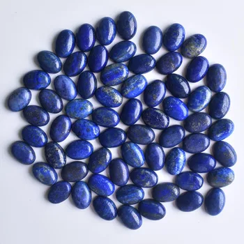 2020 Módne prírodné lapis Lazuli Oválne KABÍNY CABOCHON korálky pre šperky, takže 10x14mm veľkoobchod 50pcs/veľa doprava zadarmo