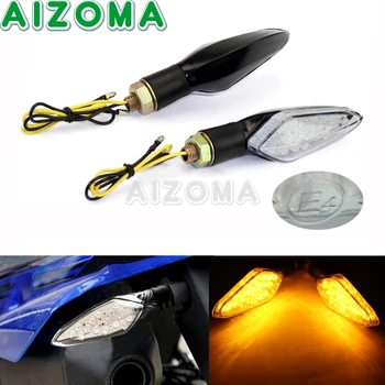Pre Yamaha Kawasaki Ducati Univerzálny 12V Flasher Motocykel 18 LED Zase Signalizuje Indikátor Blinker Zadné Svetlá Signál Lampa