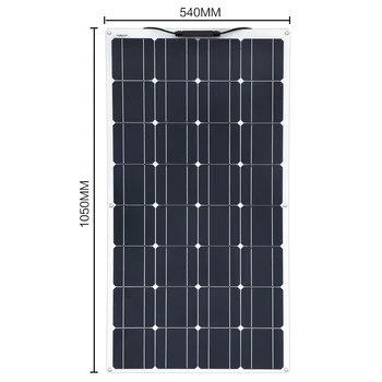 16v 100W Fotovoltaických Flexibilný solárny panel bunky 10 ks 8ks 6pc 2pc batérie doska nabíjačku 12v výkon 1000w 200w 500w pre čínu