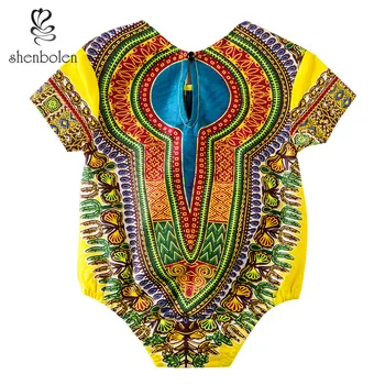 Africké oblečenie pre deti dashiki Jumpsuit módne deti oblečenie dashiki tradičné oblečenie pre deti
