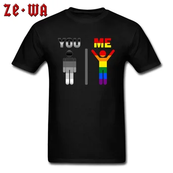 LGBT Vás & Úžasné Mi T-shirt Gay Pride T Shirt Jedinečný Dizajn Letné Oblečenie Bavlna Čierne Tričko Zábavné Topy Darček k Narodeninám Tees