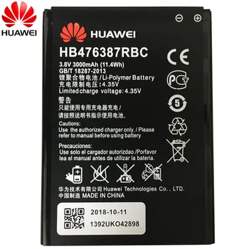 Pôvodný Pre Huawei HB476387RBC Nabíjateľná Li-ion batéria telefónu Pre Huawei Huawei Honor 3X G750 B199 batéria 3000mAh