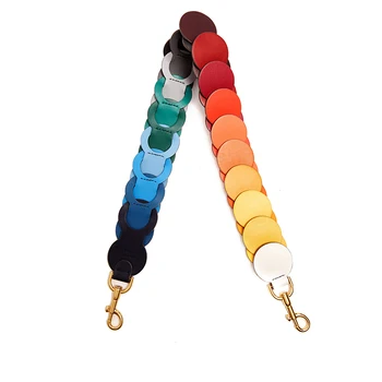 Luxusné Značky Rainbow, Široký Popruh 19SS Kruhu Odkaz Taška cez Rameno Cloud Popruh Dizajnér Kožené Doplnky pre Ženy Taška Kabelky 95