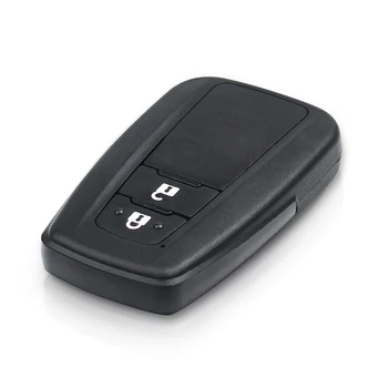 Dandkey Nahradenie Smart Remote Kľúča Vozidla púzdro Pre Toyota Prius RAV4 2019 Fob 2 Tlačidlá S Núdzovým Vložiť Uncut Čepeľ