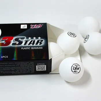 729 Priateľstvo Stolný tenis loptu 3-hviezdičkový 40+ bezšvíkové plastové Schválené ITTF poly ping pong tenis de mesa