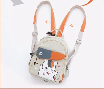 1 kus Anime, Manga Natsume Yuujinchou Batoh Plátno Pleciach Taška Deti Schoolbags Unisex Plátno Anime Cestovná Taška