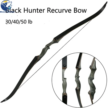 30-50 lb black hunter demontáž dreveného luku lukostreľba lov recurva lúk lukostreľba vybavenie pre outdoor luk a šíp lov
