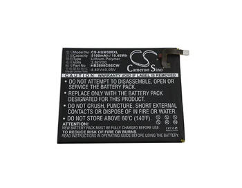 Cameron Čínsko 5100mAh Batérie HB2899C0ECW pre Huawei BTV-DL09, Mediapad M3, TD-LTE 8.4 palec
