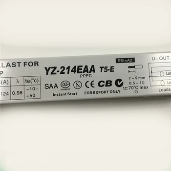 3AAA YZ-214EAA T5-E 14WX2 220V AC Elektronický Predradník pre Fluorecent Lampa a Núdzové Osvetlenie Systém Kontroly
