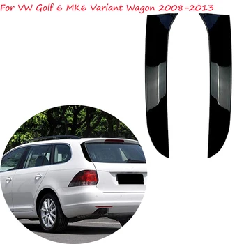 Auto Zadné Okno, Spojler, Bočné Krídlo Kryt Výbava Pre VW Volkswagen Golf 6 MK6 Variant Vozeň 2008 2009 2010 2011 2012 2013 Čierny