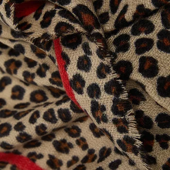 POBING Zime Šál Ženy Leopard Tlač Mäkké Cashmere Šatky Zábaly Lady Šatkou Zahustiť Teplá Unisex Pončo Základné Deka Pashmina