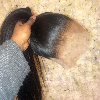 360 Čipky Čelnej Parochňu 13x6 Čipky Dopredu Ľudské Vlasy, Parochne Brazílsky Rovno Krátky Dlhý Pre Čierne Ženy Prírodných Pre Trhal Remy Vlasy