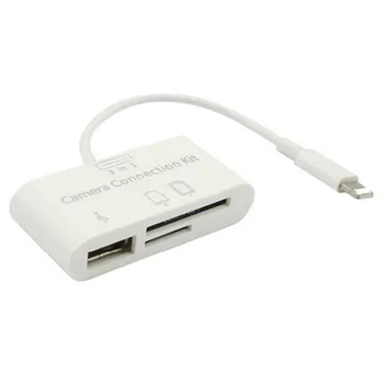 USB Čítačka Micro SD Fotoaparát DSLR Odkaz Adaptér pre iPad,iphone X 8 7 6 5 iOS 12