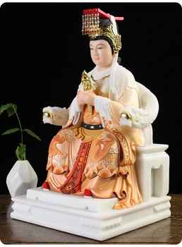 Veľkoobchod Budhizmus obrázok Bohyne Matsu MAZU Guan yin Boh Juhovýchodnej Ázii DOMOV ochranu Propitious Prosperity FENG SHUI socha